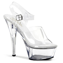 KISS-208 Clear Strapped Heels