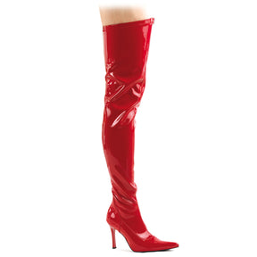 LUST-3000 Black Thigh High Boots Red Multi view 1