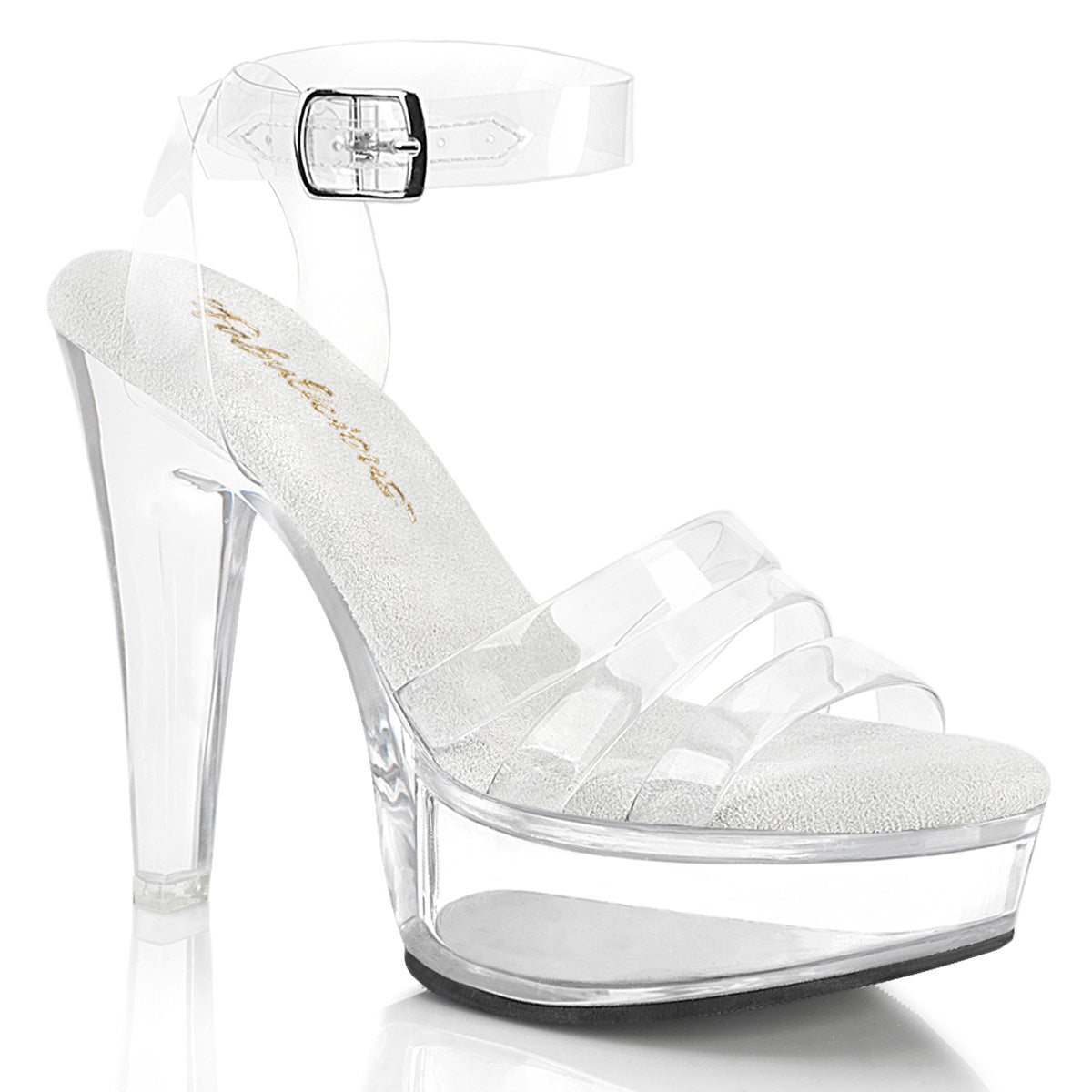 MARTINI-505 Wrap Around Ankle Strap Sandal Clear Multi view 1