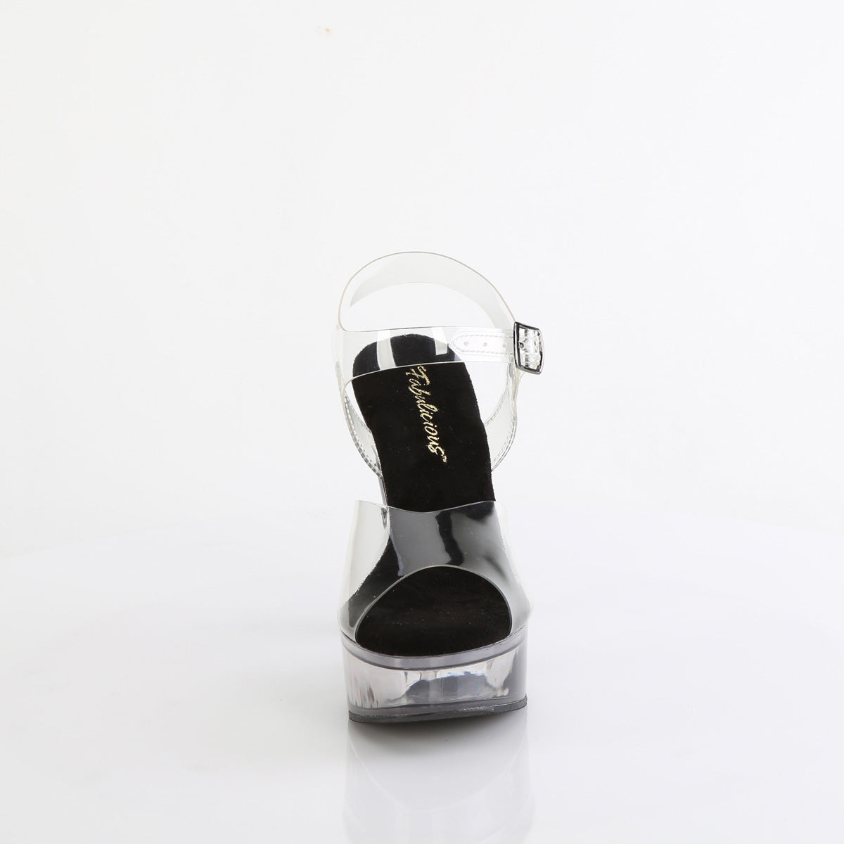 MARTINI-508 Ankle Strap Sandal Black & Clear Multi view 5
