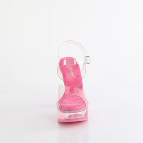 MARTINI-508 Ankle Strap Sandal Pink & Clear Multi view 5