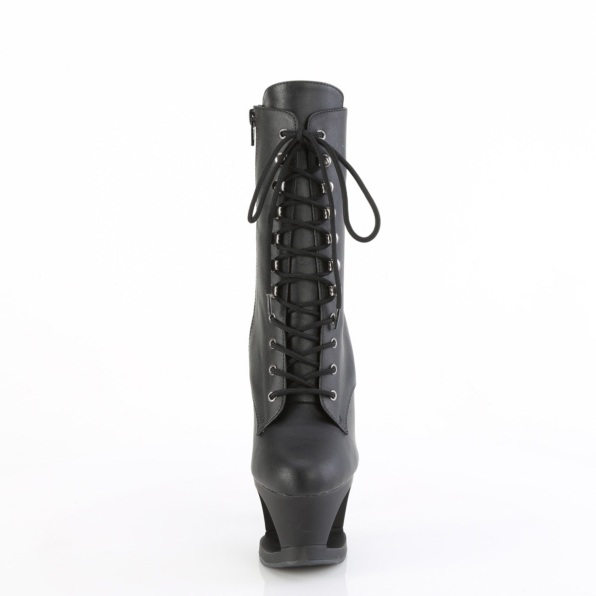 MOON-1020SK Cut-Out Lace-Up Ankle Boot  Multi view 5