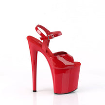 NAUGHTY-809 Ankle Peep Toe High Heel