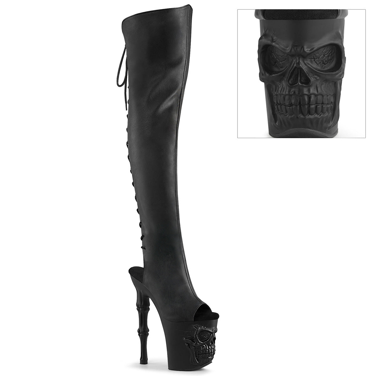 RAPTURE-3019 Skull Over-the-Knee Boot  Multi view 1