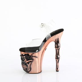 RAPTURE-808-LT Ankle Peep Toe High Heel Rose Gold Multi view 4