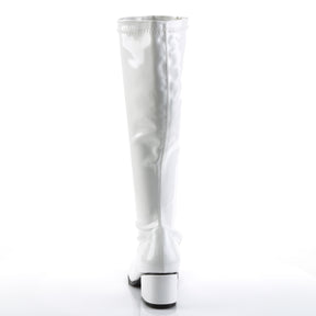 RETRO-300 High Heel Boots White Multi view 2