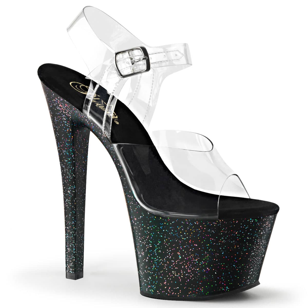 SKY-308MG Glitter Platform Sandals