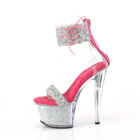 SKY-327RSI Ankle Sandal High Heel Pink Multi view 4