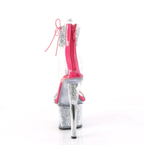 SKY-327RSI Ankle Sandal High Heel Pink Multi view 3