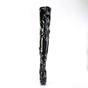 SULTRY-4000 Black Thigh High Boots Black Multi view 5