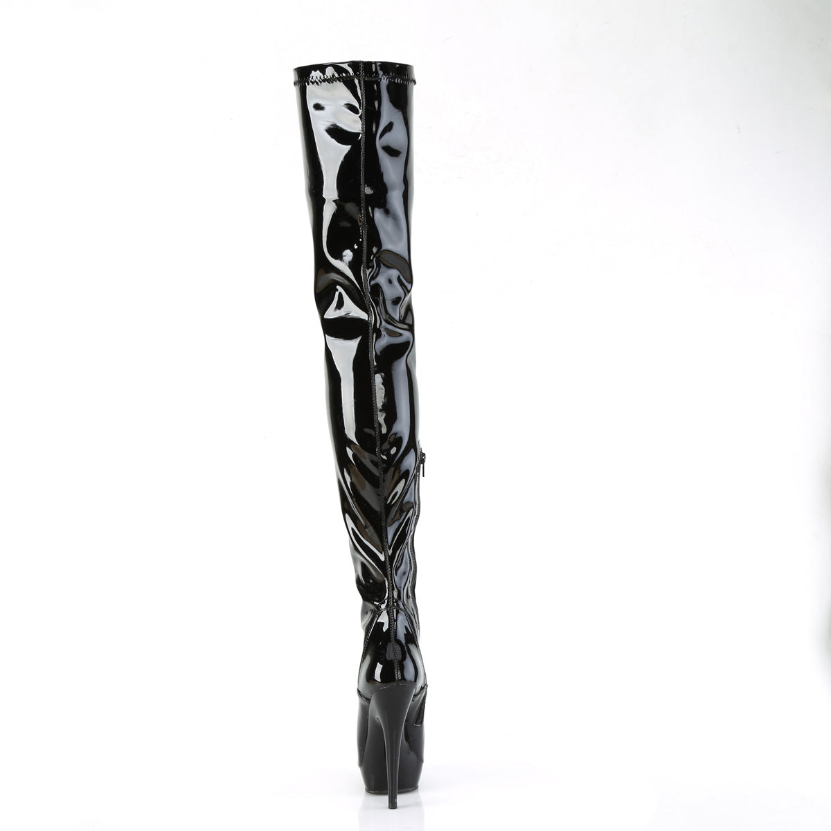 SULTRY-4000 Black Thigh High Boots Black Multi view 3