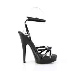 SULTRY-638 Ankle Sandel High Heel Black Multi view 2