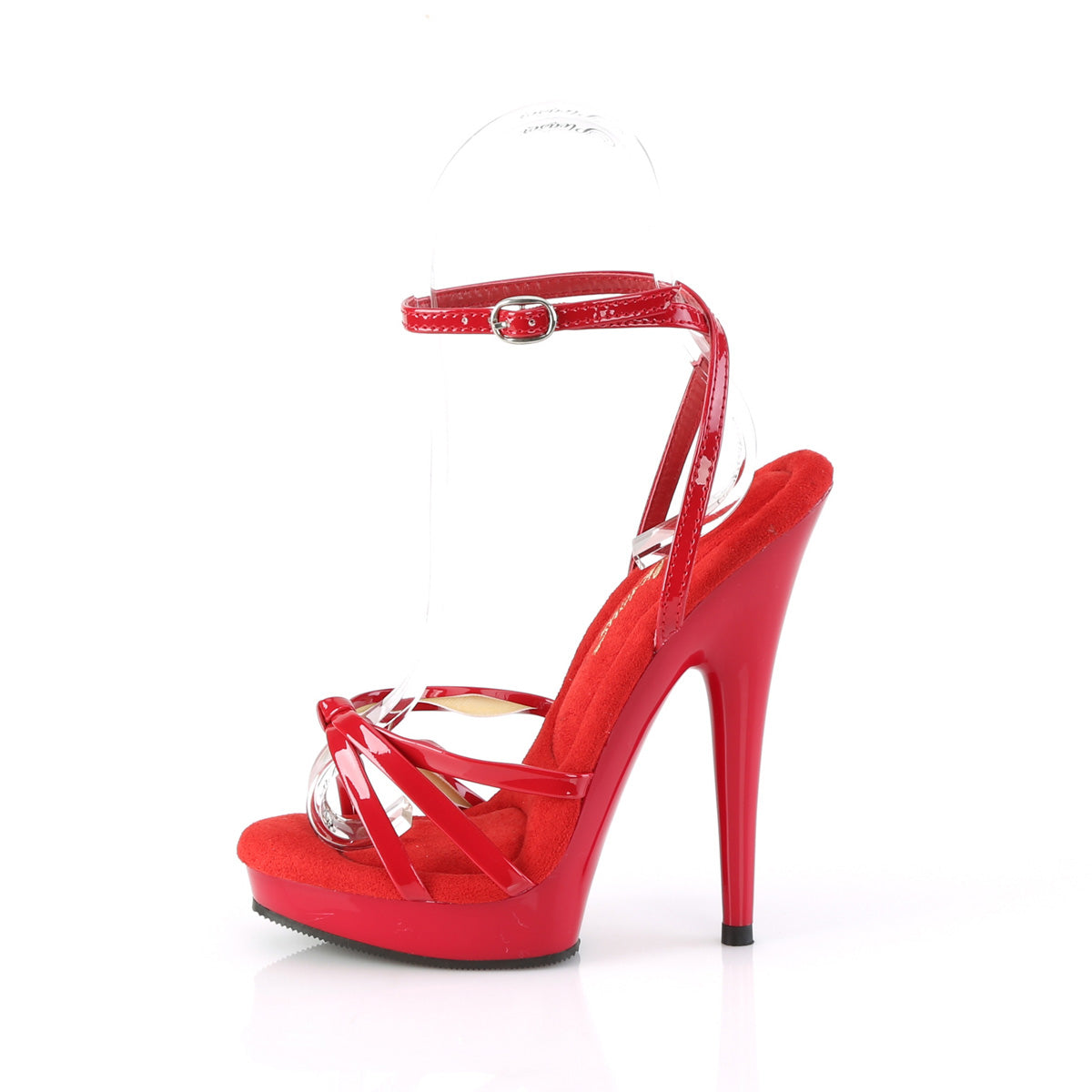 SULTRY-638 Ankle Sandel High Heel Red Multi view 4
