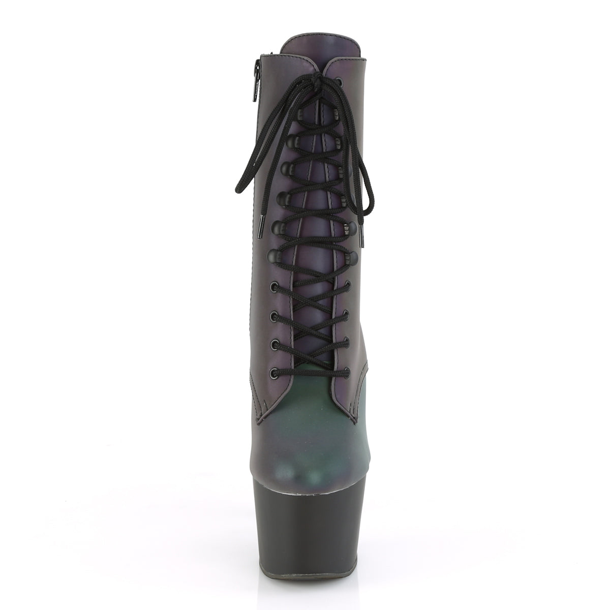 ADORE-1020REFL Black & Multi Colour Calf High Boots