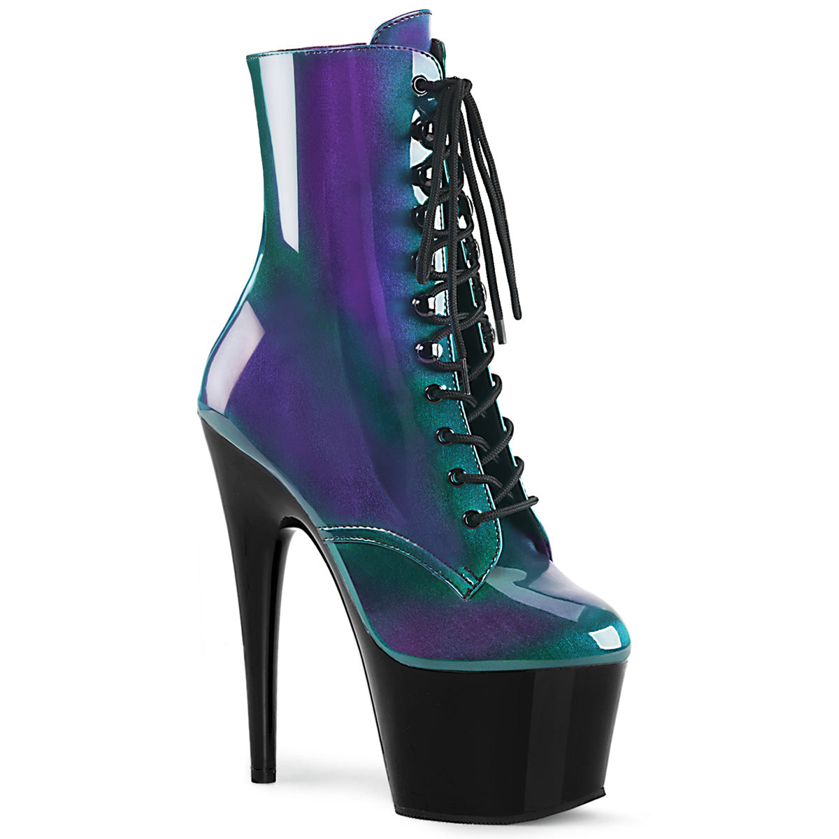 ADORE-1020SHG Iridescent Ankle Boots