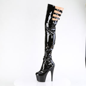 ADORE-3055 Black Thigh High Boots