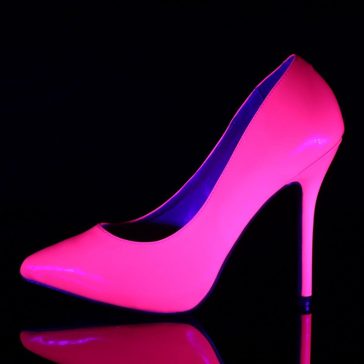 AMUSE-20 Pink Court High Heel