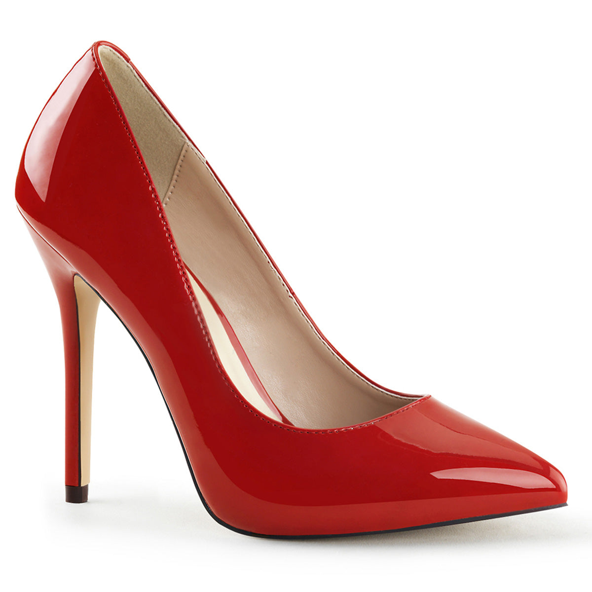 AMUSE-20 Red Patent Stilettos