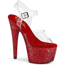 BEJEWELED-708DM Ankle Peep Toe High Heel