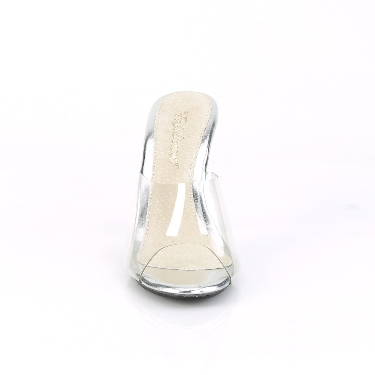 CARESS-401 Clear Stiletto Mules
