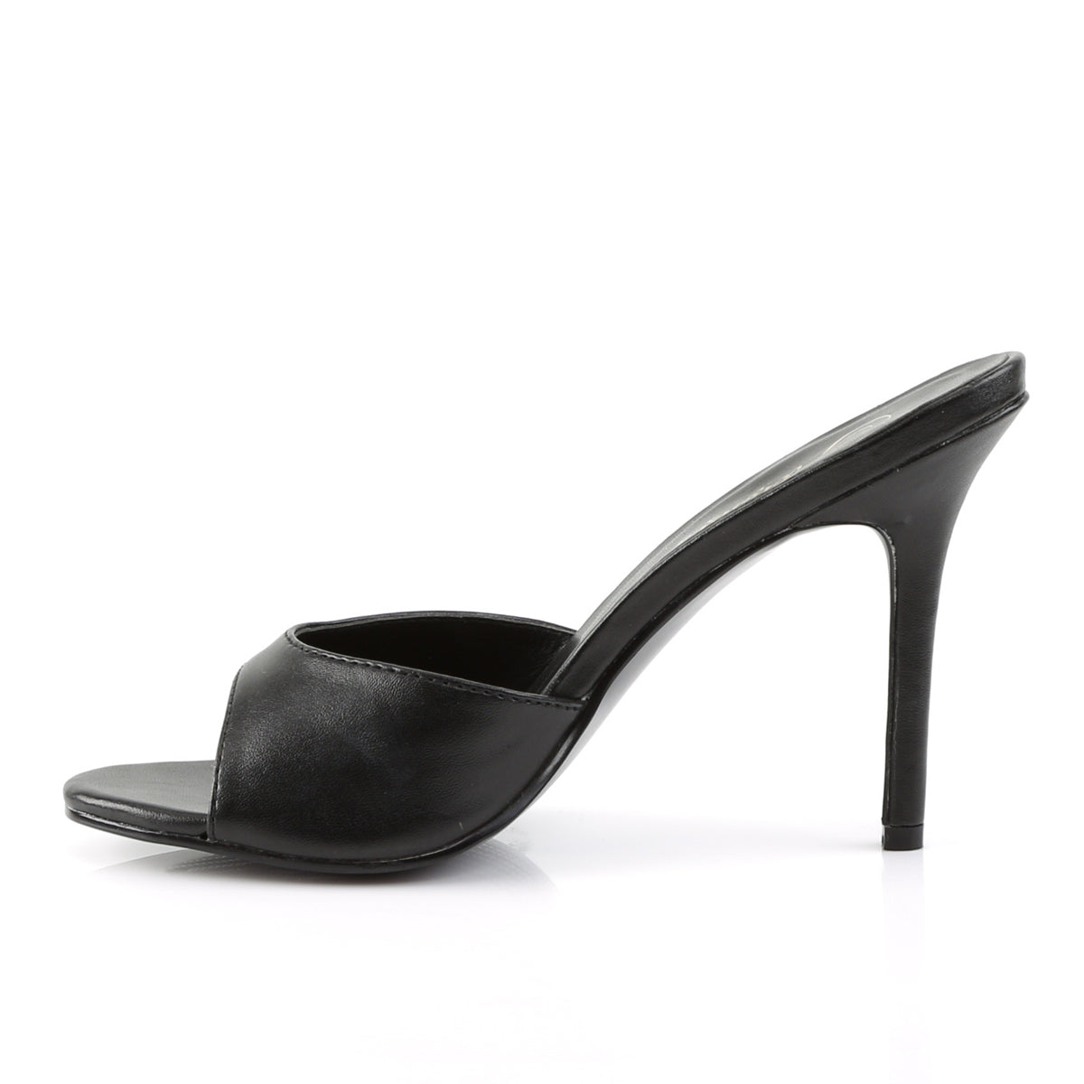CLASSIQUE-01 Black Slide High Heel