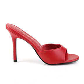 CLASSIQUE-01 Red Slide High Heel