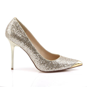 CLASSIQUE-20 Gold Court High Heel