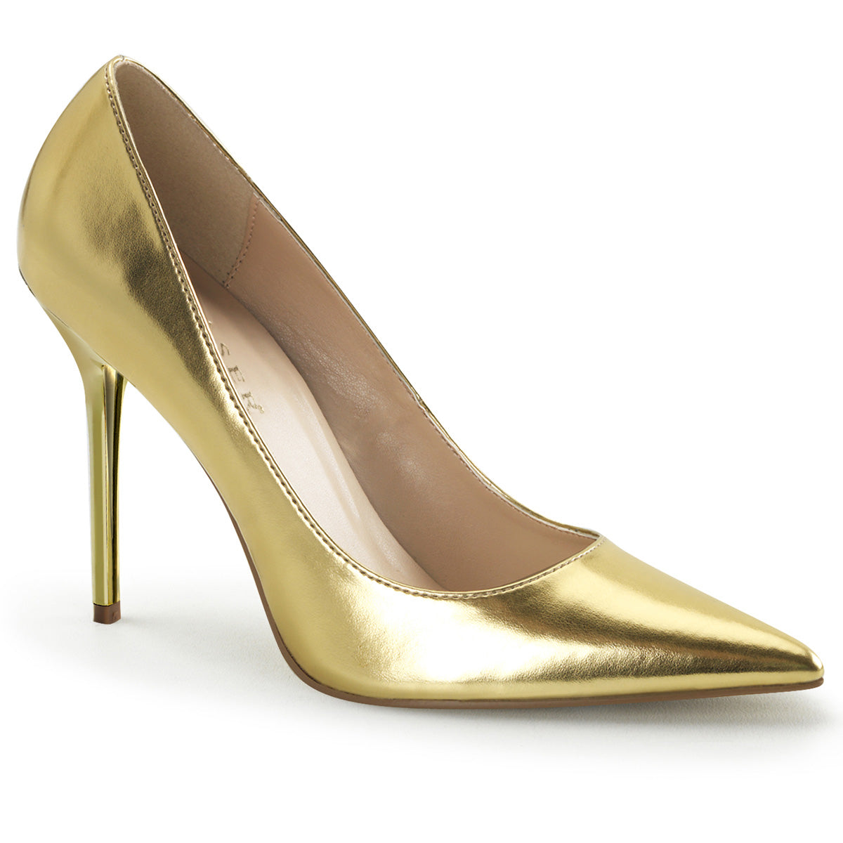 CLASSIQUE-20 Gold Court High Heel
