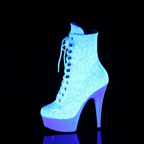 DELIGHT-1020LG Multi Colour & White Calf High Boots