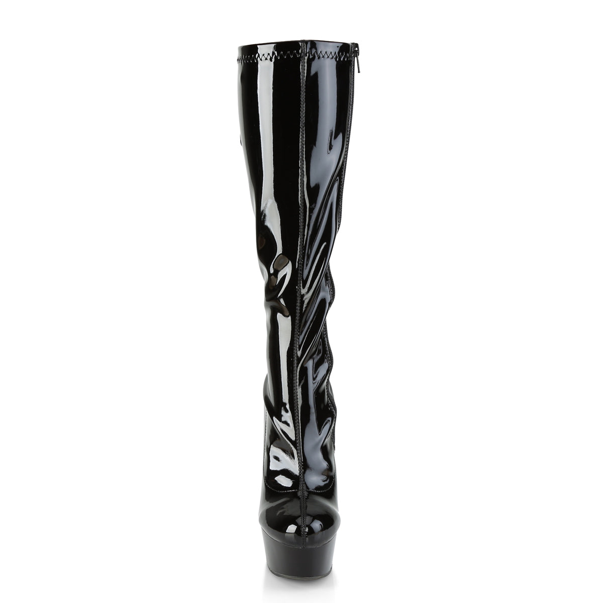 DELIGHT-2029 Black Knee High Boots