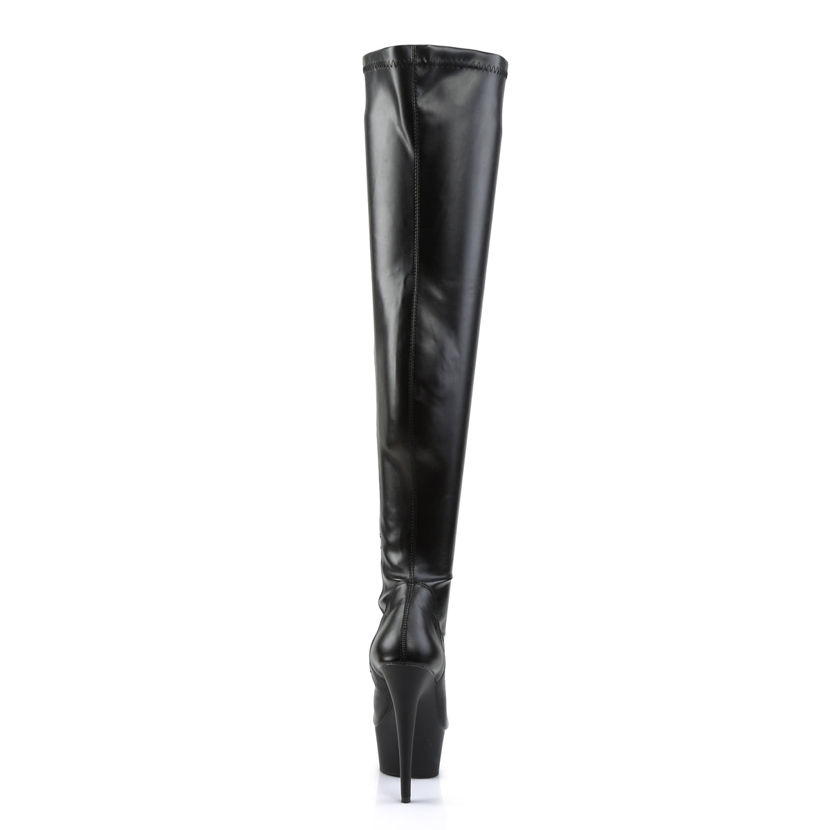 DELIGHT-3000 Black Thigh High Boots