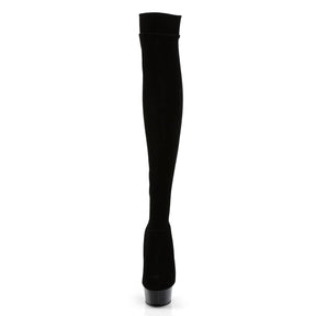 DELIGHT-3002 Black Thigh High Boots