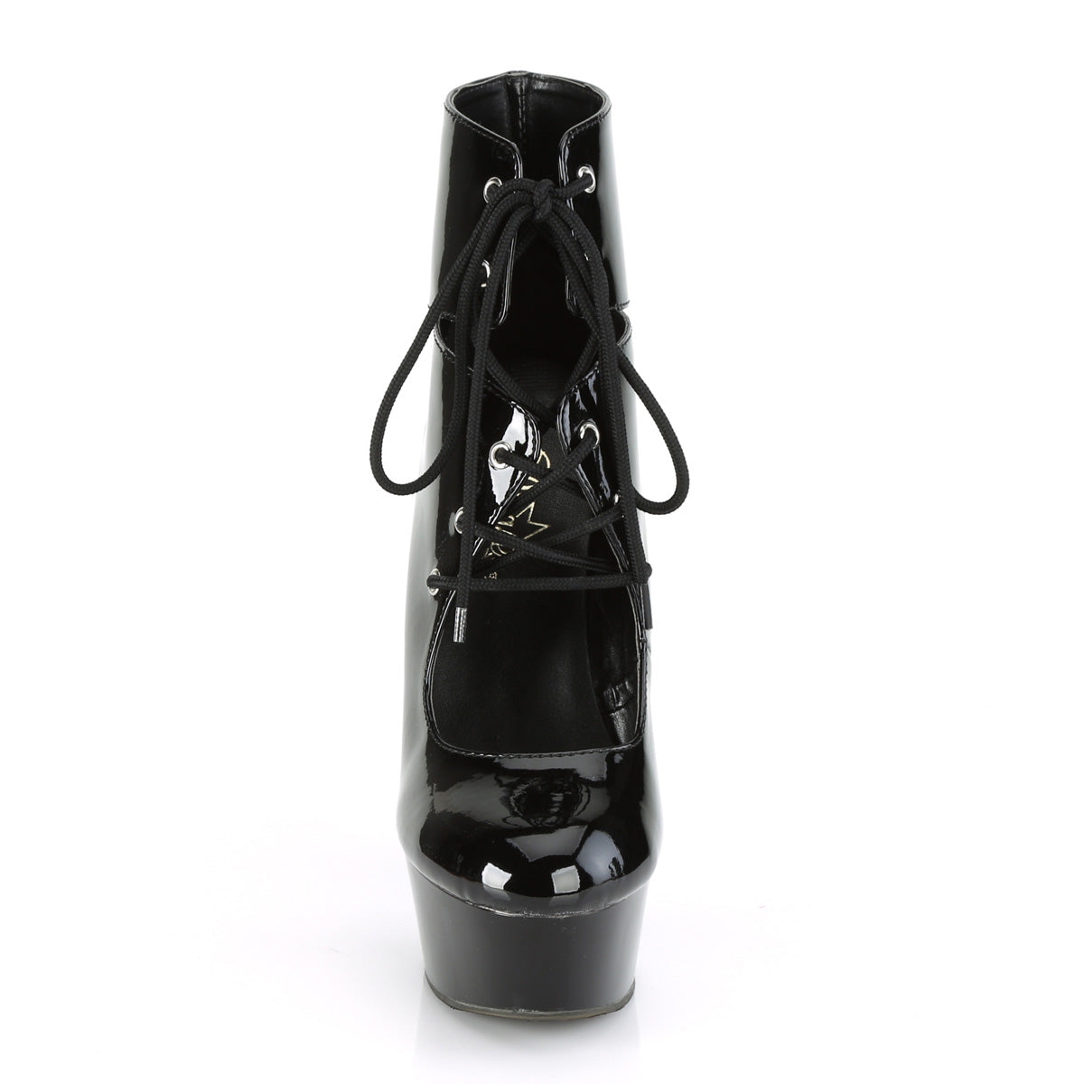 DELIGHT-600-22 Black Calf High Boots