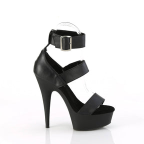 DELIGHT-629 Black Ankle Sandal High Heel