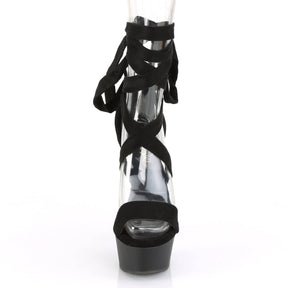 DELIGHT-671 Black Ankle Sandal High Heel