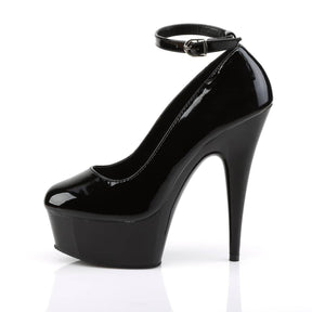 DELIGHT-686 Black Ankle Pumps High Heel