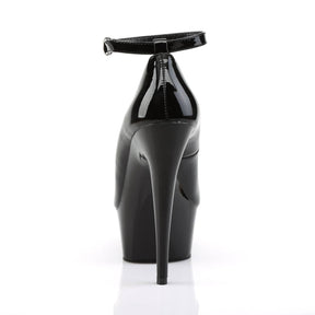DELIGHT-686 Black Ankle Pumps High Heel