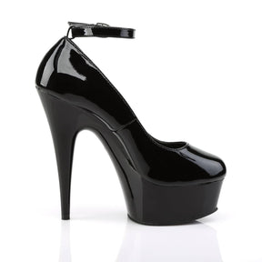 DELIGHT-686 Black Ankle Pumps High Heel