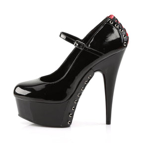 DELIGHT-687FH Black Pumps High Heel