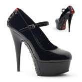 DELIGHT-687FH Black Pumps High Heel