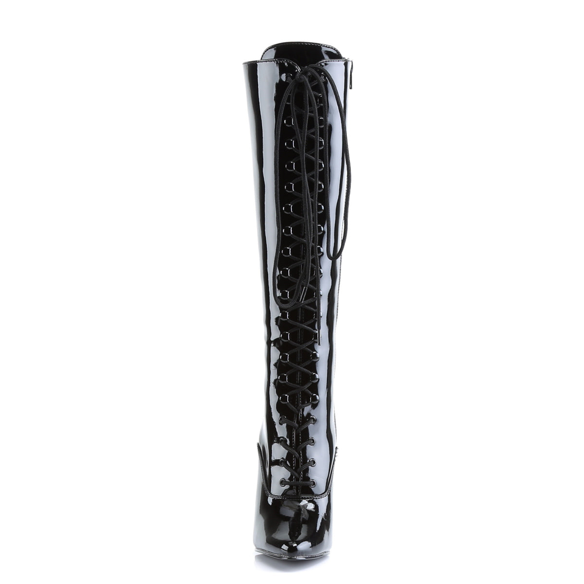 DOMINA-2020 Lace Up Stiletto Knee High Boots