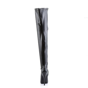 DOMINA-3000 Black Thigh High Boots