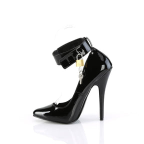 DOMINA-432 Black Ankle Pumps High Heel