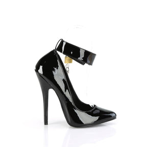 DOMINA-432 Black Ankle Pumps High Heel