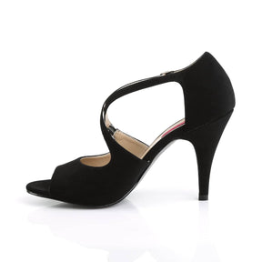 DREAM-412 Black Ankle Peep Toe High Heel