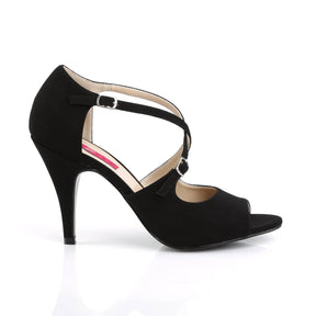 DREAM-412 Black Ankle Peep Toe High Heel