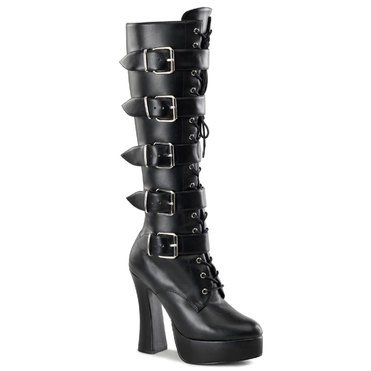 ELECTRA-2042 Black Knee High Boots