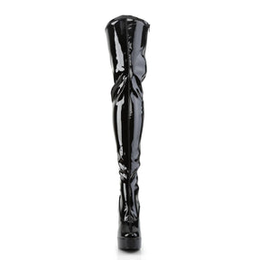 ELECTRA-3000Z Black Thigh High Boots