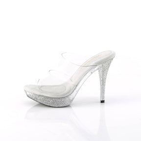 ELEGANT-402 Clear Slide High Heel