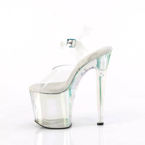 ENCHANT-708HT Clear Ankle Peep Toe High Heel